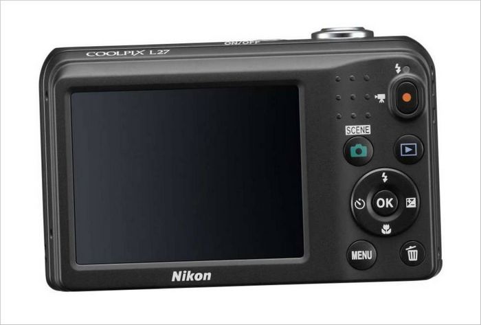 Cámara compacta Nikon COOLPIX L27 - pantalla
