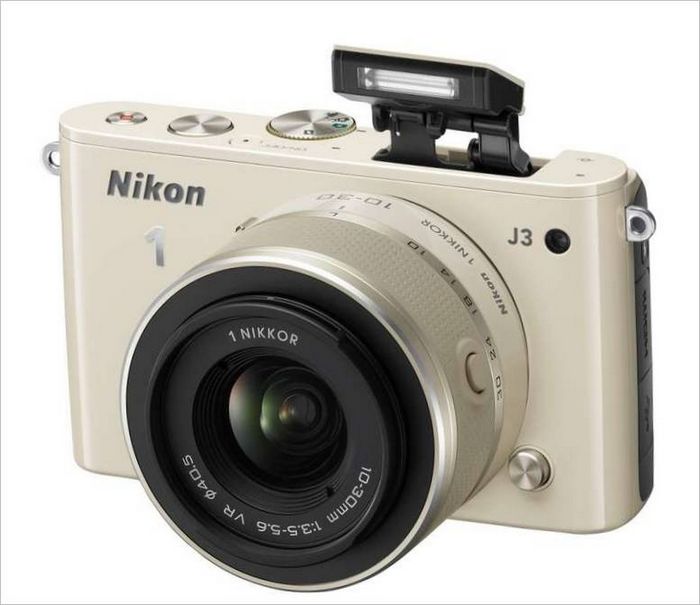 Modelo de cámara sin espejo Nikon 1 J3 - flash