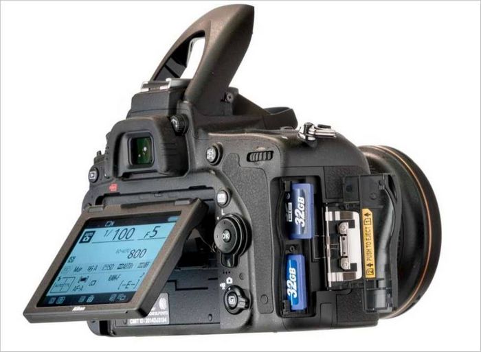 Cámara réflex Nikon D750 - tarjetas de memoria